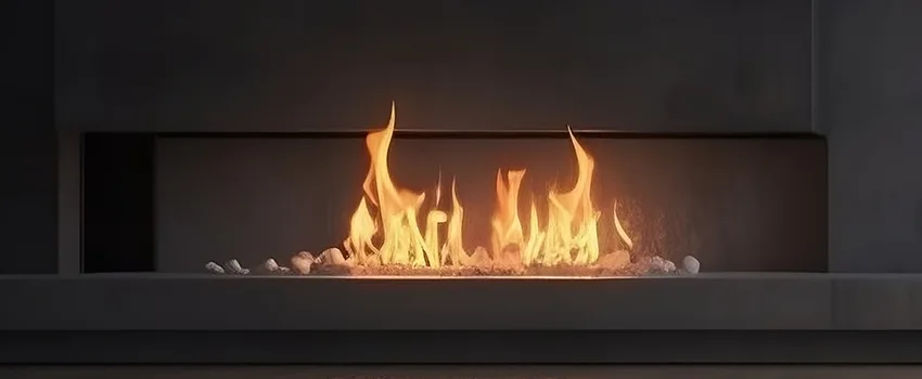 B-Vent Gas Fireplace Installation in Ponca City, OK