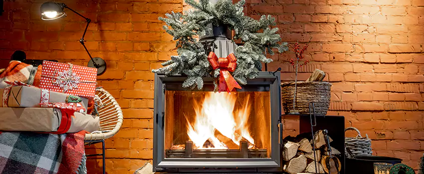 Travis Industries Linear Gas Fireplace Installation in Ponca City, Oklahoma
