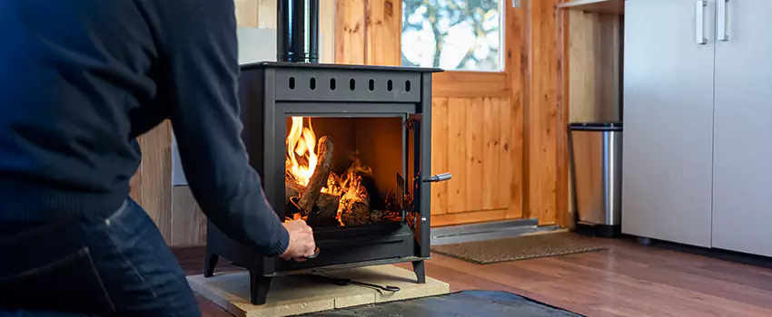 Open Hearth Wood Fireplace Installation in Ponca City, OK